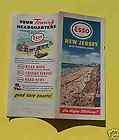 1942 New York Road Map with Pictorial Guide from Esso  