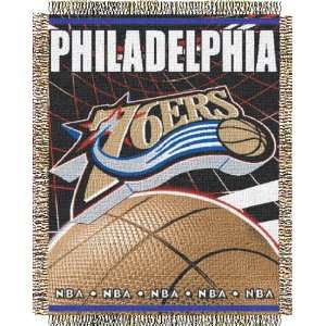 Philadelphia 76ers Woven NBA Throw   48 x 60