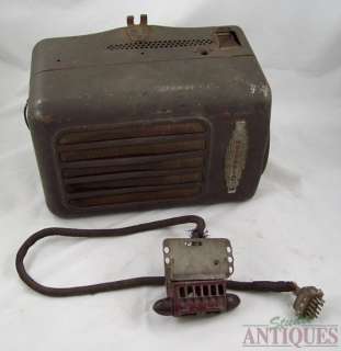   60 EARLY CAR RADIO Vacuum Tube Eight Sixty 1939 Vintage AM 8 60 1930s