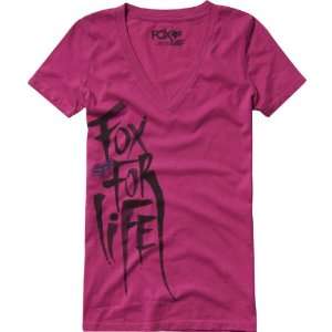 Fox Racing Represent Vneck Girls Short Sleeve Casual Shirt/Top w/ Free 