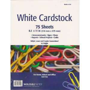  White Cardstock