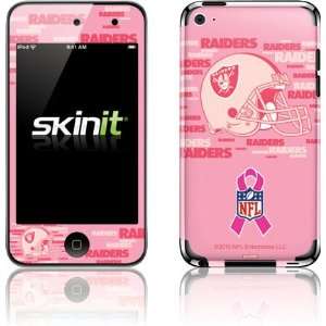  Oakland Raiders   Breast Cancer Awareness Vinyl Skin for iPod Touch 