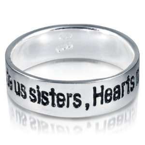  FOJOs Chance Made Us Sisters Band Ring   8 FOJO 