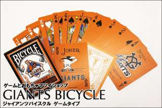 Deck Bicycle YOMIURI GIANTS Playing Cards Baseball  