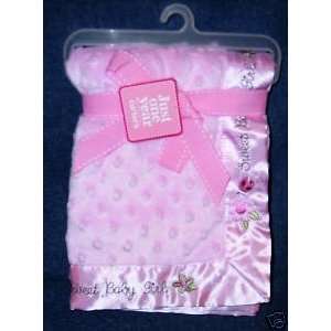  Just One Year Pink Dot Blanket   Pink Baby