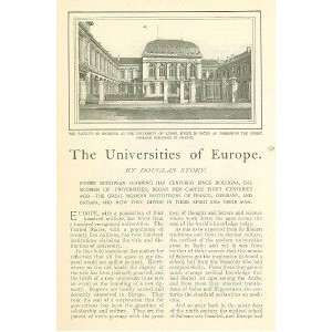  1901 Universities of Europe Lyons Salamanca Oxford 