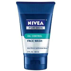  Nivea For Men, Oil Control Face Wash, 5 Fl. Oz., Pack of 3 