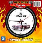 1959 Chevy El Camino 12 Wall Clock Red Chevrolet Hot R