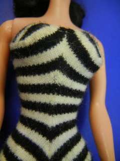 1960s Vintage Raven Hair Ponytail Barbie Doll #850 w/OSS  