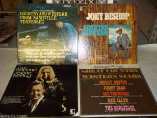 LOT OF 48 1960s COUNTRY MUSIC 12 RECORD LP ALBUMS  