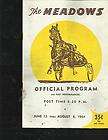 1985 THE MEADOWLANDS CALENDAR GOOD CONDITION HARNESS RACING