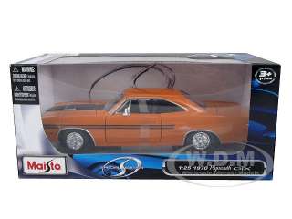   diecast car model of 1970 Plymouth GTX Orange die cast car by Maisto