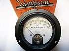 83 SIMPSON DC MILLIAMPERES 0 750 PANEL METER  