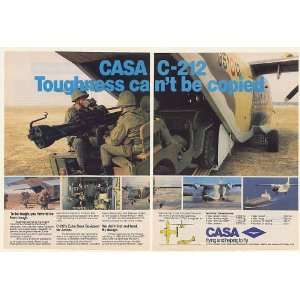   Military Aircraft Toughness 2 Page Print Ad (52745)