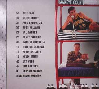   Of Iowa Hawkeyes Basketball Poster 1992   1993 KRNA Dream Team  