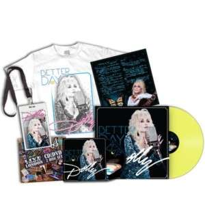 Signed Dolly Parton Better Day LP CD T SHIRT DVD BUNDLE 093624956006 
