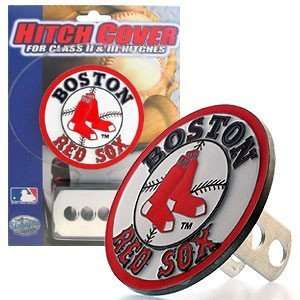  Logo Cut MLB Trailer Hitch Cover   Boston Red Sox 