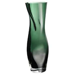  Orrefors Squeeze Forest Green Vase Patio, Lawn & Garden