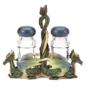  Green Dragons Salt and Pepper Shakers