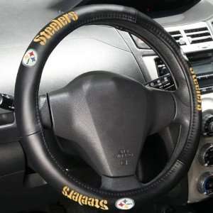    Pittsburgh Steelers Leather Steering Wheel Cover