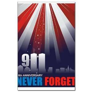  911 September 11th   10th Ann New york Mini Poster Print 