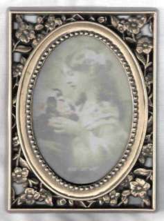 Picture Frame Gold Floral Corners Rect 3.5 x 5 inch NEW  
