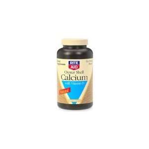  Rite Aid Calcium, Oyster Shell, With Vitamin D, Tablets 