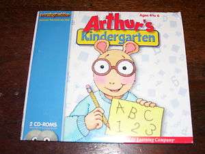 Arthurs Kindergarten (PC, 2000, 2 cds) Ages 4 to 6  