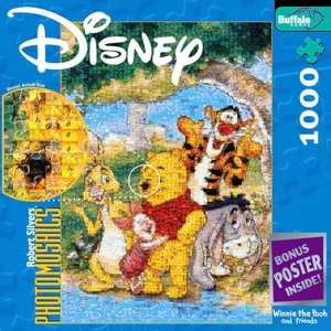   Pooh and Friends Photomosaic 1000 Piece Puzzle by Buffalo Games, Inc