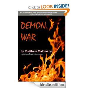Demon War Attack Matthew Malowany  Kindle Store
