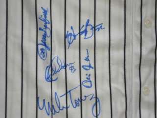 NEW YORK YANKEES GREATS AUTOGRAPHED JERSEY (W/ PROOF)  