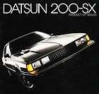 1983 DATSUN 200 SX BROCHURE 200SX DLX LUX SPORT  NISSAN