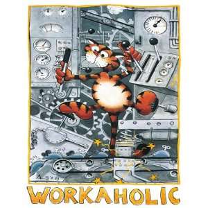  LAMINATED Workaholic Alex 20 x 16 (50 x 40cm) MINI 