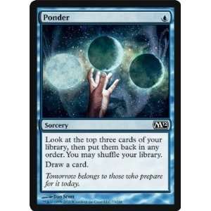  Magic the Gathering   Ponder   Magic 2012 Toys & Games