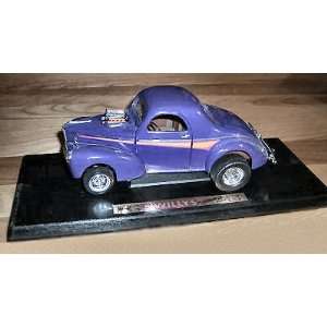   Purple 1941 Willys Competition Coupe, 118 Scale 