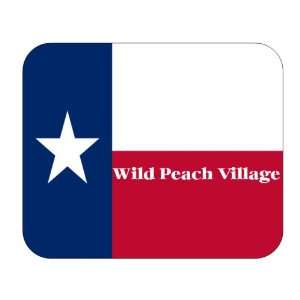   State Flag   Wild Peach Village, Texas (TX) Mouse Pad 