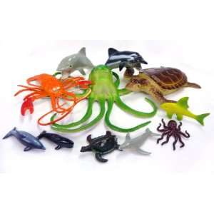    Imagination Toy Set Ocean Animals 11pcs Sea Life Toys & Games