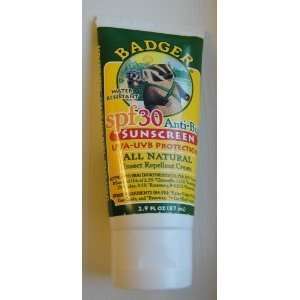  Badger SPF 30 Anti bug Sunscreen 2.9oz Tube Everything 