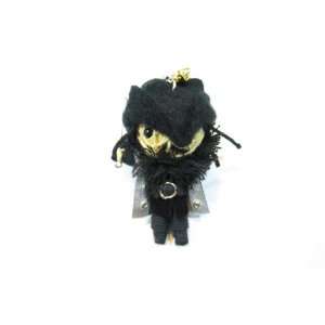  Blackbeard The Pirate Voodoo String Doll Keychain 