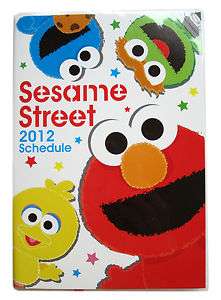 2012 diary SESAME STREET Agenda Planner ELMO Schedule Book (M) 5.25x7 