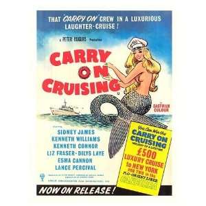  Carry On Cruising Movie Poster, 11 x 15.5 (1962)