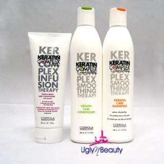 Keratin Complex Care Shampoo + Conditioner + Vanilla  
