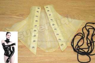 Latex/rubber Neck Corset 0.8mm catsuit suit string sexy  