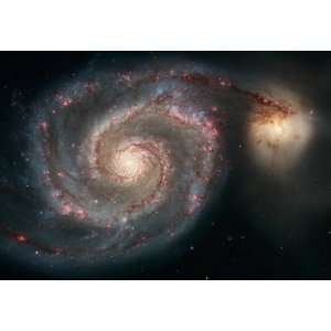  Whirlpool Galaxy (M51) and Companion Galaxy   34 X 22 