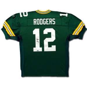 Aaron Rodgers Signed Autographed Sewn Jersey Green Bay Packers