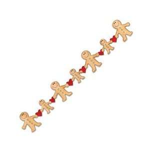   Strip Die Gingerbread Men With Hearts Arts, Crafts & Sewing
