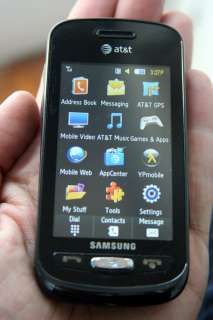 Samsung SGH A887 Solstice   Black (AT&T) Cellular Phone. Excellent No 
