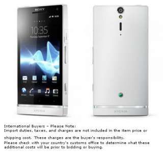 Sony Ericsson XPERIA S   32GB   White UNLOCKED, NEW, IN STOCK  