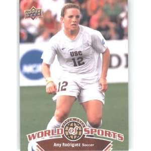 Deck World of Sports Trading Card # 115 Amy Rodriguez / Womens Soccer 