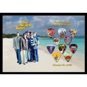  Beach Boys Premium Celluloid Guitar Picks Display Large A4 
